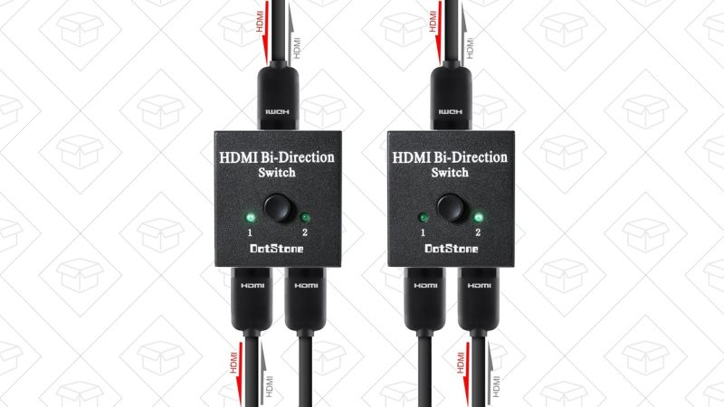 DotStone HDMI Switcher | $8 | Amazon | Promo code CF39SQ8C